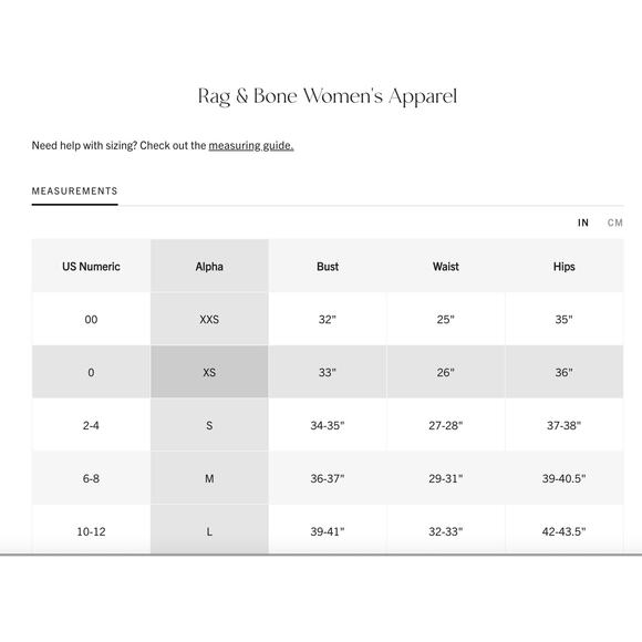 New rag&bone Nina High Rise Stretch Skinny Leg Jeans Jegging XS - Picture 12 of 12